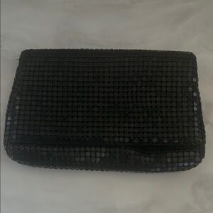 Vintage NY & Co. Black Mesh Clutch